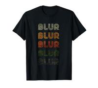 Love Heart Blur Tee Grunge Vintage Style Noir Flou T-Shirt