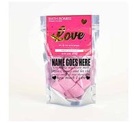 Love Heart Coffret cadeau de bombes de bain parfumées à la rose