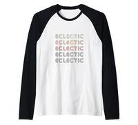 Love Heart Eclectic Tee Grunge Vintage Style Noir Eclectic Manche Raglan