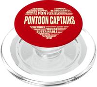 Love Heart Facts Ponton Captains Lover Boat Life Summer PopSockets PopGrip pour MagSafe