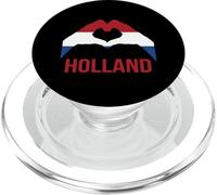 Love Heart Holland Drapeau Pays-Bas PopSockets PopGrip pour MagSafe
