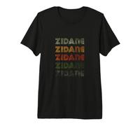 Love Heart Zidane Tee Grunge Vintage Style Zidane Noir T-Shirt Haut de Gamme
