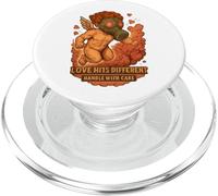 Love Hits Different Funny Dark Cupidon Amoureux de la Saint-Valentin PopSockets PopGrip pour MagSafe