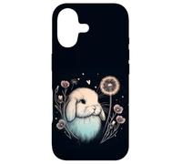 Love Holland Lop Lapin Pissenlit Aquarelle Coque pour iPhone 17