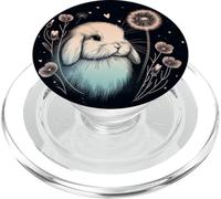 Love Holland Lop Lapin Pissenlit Aquarelle PopSockets PopGrip pour MagSafe