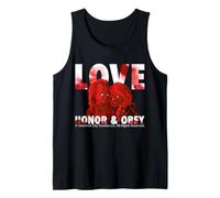 Love, Honor and Obey Horror Couple Valentine Débardeur