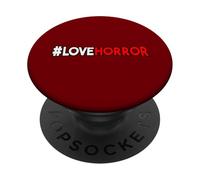 Love Horror Halloween Spooky Movie Fan PopSockets PopGrip Adhésif