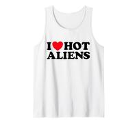Love Hot Aliens Drôle Sexy Extraterrestre Espace UFO Sci-FI Débardeur