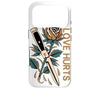 Love Hurts Rose Switchblade Coque pour iPhone 17 Pro