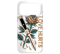 Love Hurts Rose Switchblade Coque pour iPhone 17 Pro Max