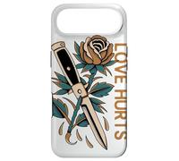 Love Hurts Rose Switchblade Coque pour iPhone Air