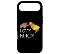 Love Hurts Sun Conure for Sun Conure Parrot Birds Lovers Coque pour iPhone Air