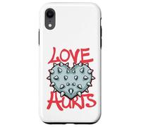 Love Hurts T-Shirt pour Femme avec cœur épineux Coque pour iPhone XR