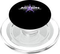 Love in Action - Typographie Urbaine et Streetwear PopSockets PopGrip pour MagSafe