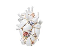 Love In Bloom Kintsugi Vase Blanc/ Multicolore