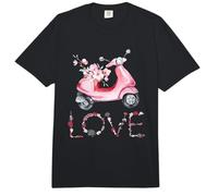 Love in Bloom - Lettres Florales & Sakura Trottinette Printemps Comfort Colors Adult Heavyweight T-Shirt
