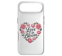 Love in Bloom Motif Floral en Forme de cœur Coque pour iPhone Air