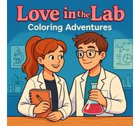 Love in the Lab - Coloring Adventures: A Cute Academic Romance Coloring Book for Relaxation and Fun