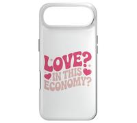 Love in This Economy Motif Amusant de Saint-Valentin Coque pour iPhone Air