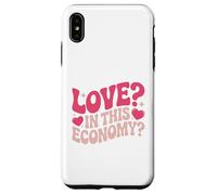 Love in This Economy Motif Amusant de Saint-Valentin Coque pour iPhone XS Max