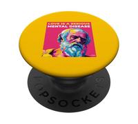 Love is A Mental Disease Plato's Wisdom Words Pop Art Style PopSockets PopGrip Adhésif