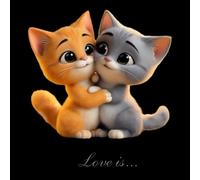 Love is... | Cat Edition: A Romantic Photo Album for Couples to Capture Memories, Special Moments, and Forever Love