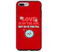 Love is in The Air But So is The Flu Funny Valentine's Day Coque pour iPhone 7 Plus/8 Plus