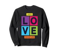 Love is in The Air, Love T Shirt, I Love You, Colorful Love Sweatshirt
