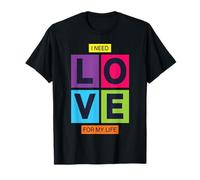Love is in The Air, Love T Shirt, I Love You, Colorful Love T-Shirt