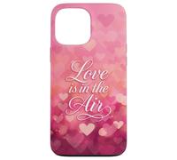Love is in The Air Pink Hearts Valentine Coque pour iPhone 13 Pro Max