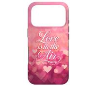 Love is in The Air Pink Hearts Valentine Coque pour iPhone 17 Pro