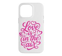 Love is in The Air Romantique Script Hearts Coque pour iPhone 14 Pro Max