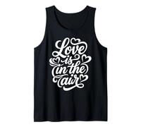 Love is in The Air Romantique Script Hearts Débardeur