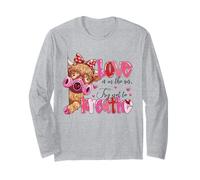 Love is in The Air Try Not to Breathe Motif Vache Manche Longue