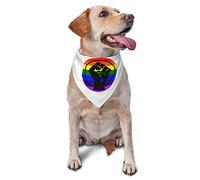 Love is Love Black Lives Matter Spring Dog Bandanas Boy Bulk Puppy Foulard Réglable Doux Triangle Bavoirs Accessoires pour Petits Moyens Grands Chiens Chats Blanc
