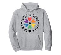 Love Is Love - Pride LGBTQ Cœur arc-en-ciel égalité Sweat à Capuche