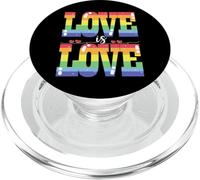 Love is Love Proud Pride Hommes & Femmes LGBT Happy Fun Real Luv PopSockets PopGrip pour MagSafe