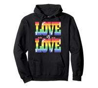 Love is Love Proud Pride Hommes & Femmes LGBT Happy Fun Real Luv Sweat à Capuche