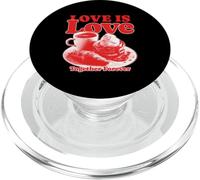 Love is Love Together Forever (déclaration d'amour et Graphique) PopSockets PopGrip pour MagSafe