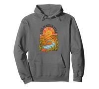 Love is Never Still - Vintage années 70 Sun River Nature Art Sweat à Capuche