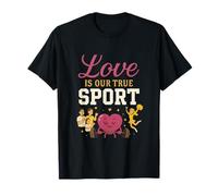 Love is Our True Sport Family Fitness Nouveauté T-Shirt