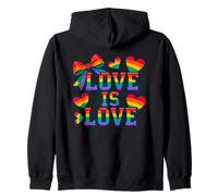Love is Rainbow Pride Equality Support LGBTQ Design Sweat à Capuche
