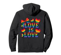 Love is Rainbow Pride Equality Support LGBTQ Design Sweat à Capuche
