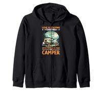 Love is Staying Together After Parking The Camper Sweat à Capuche