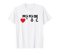 Love Jajangmyeon Cororean Food Drôle Mot Hangul T-Shirt