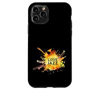Love Jazz Music Trompette Jazz Band Concert Jazz Session mucke Coque pour iPhone 11 Pro