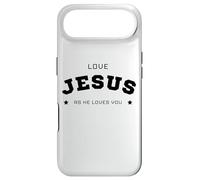 Love Jesus As He Loves You. Design de Foi chrétienne Coque pour iPhone Air