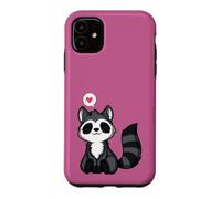 Love Kawaii Adorable Raton Laveur Coque pour iPhone 11
