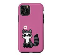 Love Kawaii Adorable Raton Laveur Coque pour iPhone 11 Pro