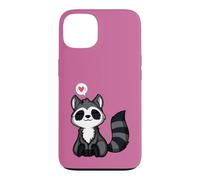 Love Kawaii Adorable Raton Laveur Coque pour iPhone 13